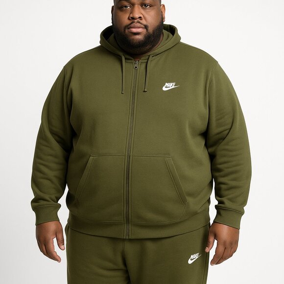 Men's 2 piece Nike track suit, green, size 3XL - Picture 1 of 6